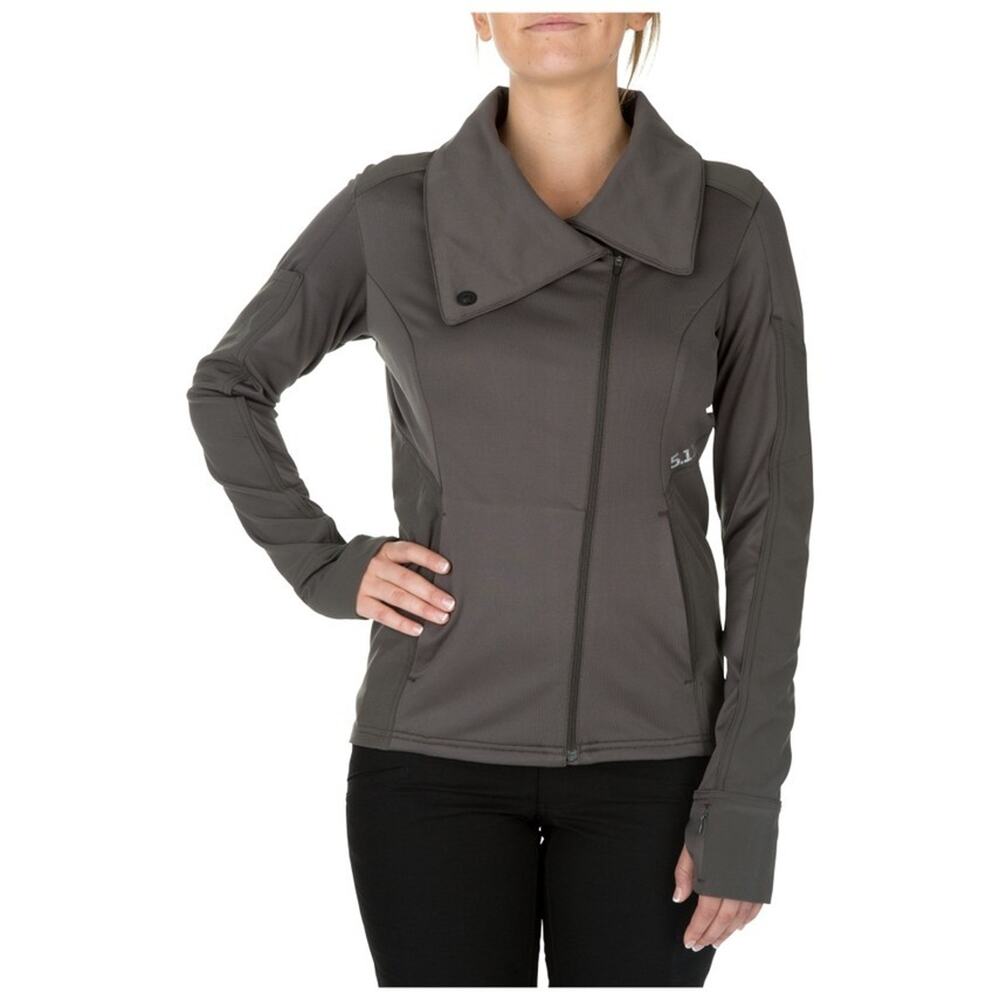 WOMEN’S 5.11 XL Tactical Kinetic Full Zip Lightweight Jacket 62075 Grenade GRN